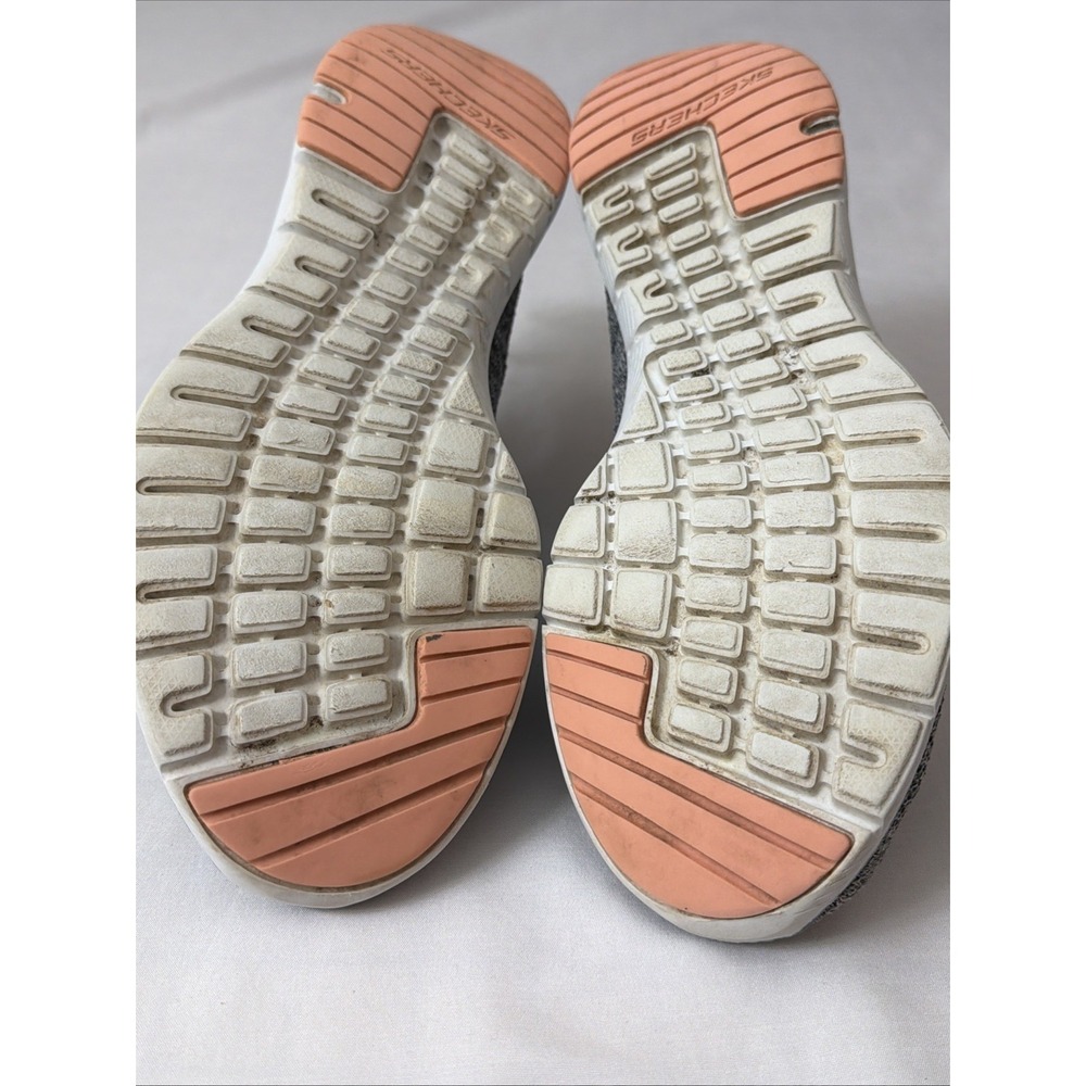 Skechers Womens Flex Appeal 3.0 13077 Gray‎ Running Shoes Sneakers Size 8.5 - Picture 9 of 16